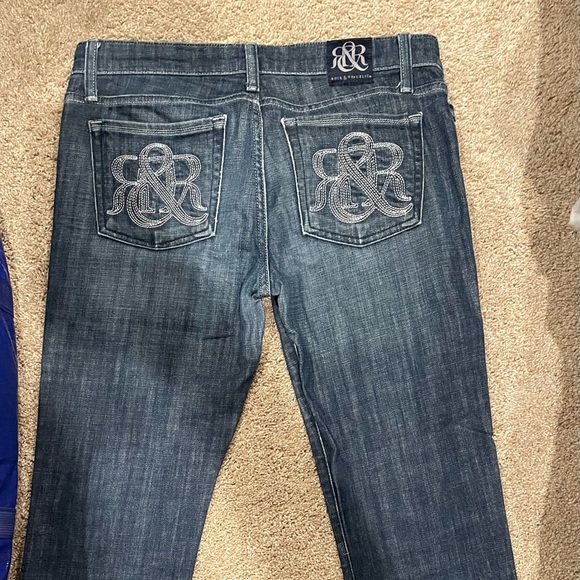 Low waist rock & republic jeans dark wash - Picture 2 of 3